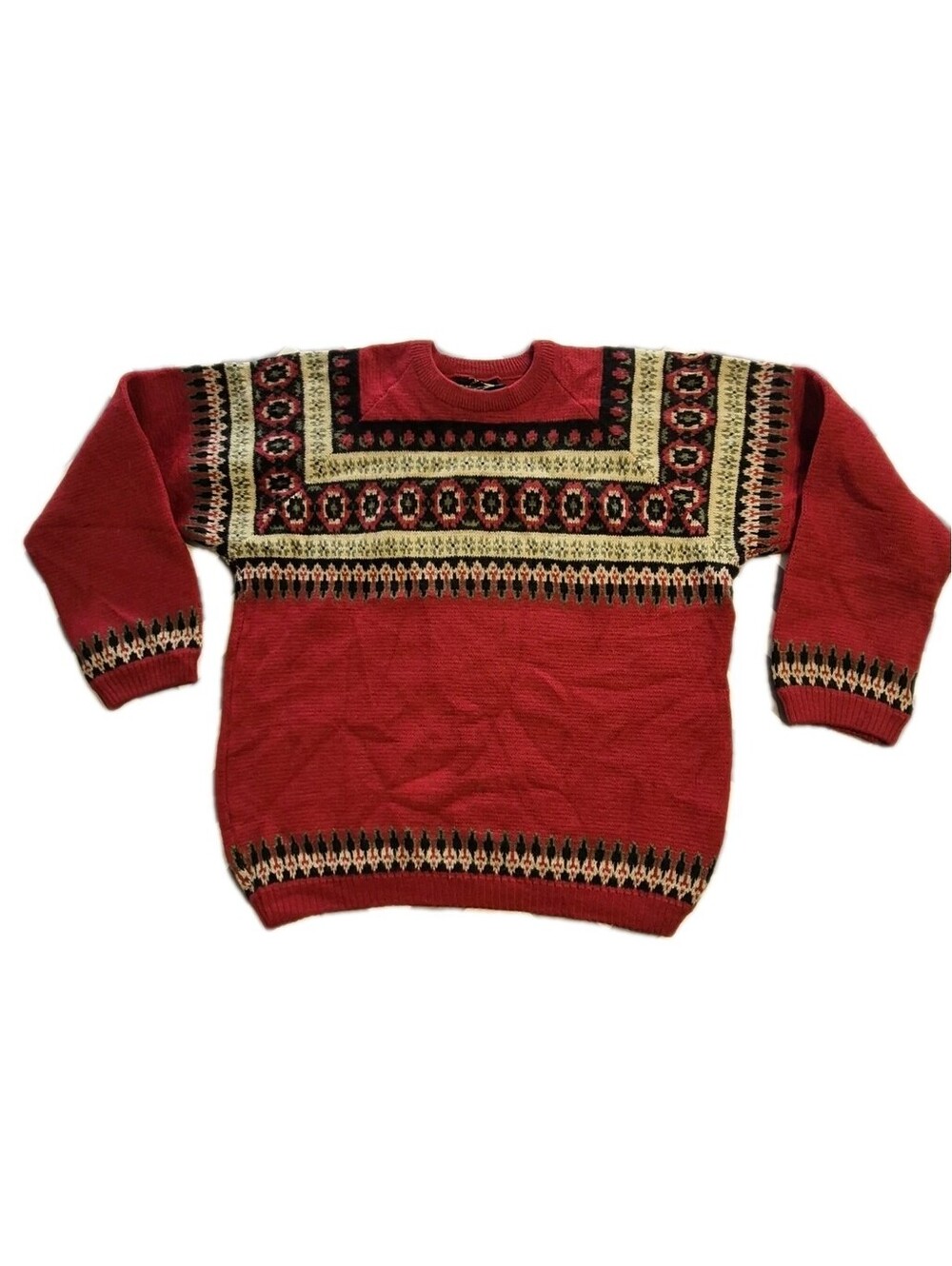 Vintage Charles Wolf Pullover Sweater 1980s Women’s Medium 100% Worsted Wool